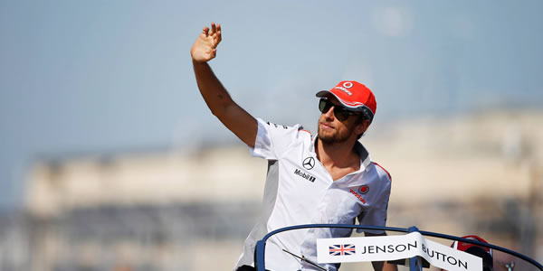 Jenson Button consigue quedar primero en el segundo día en Jerez