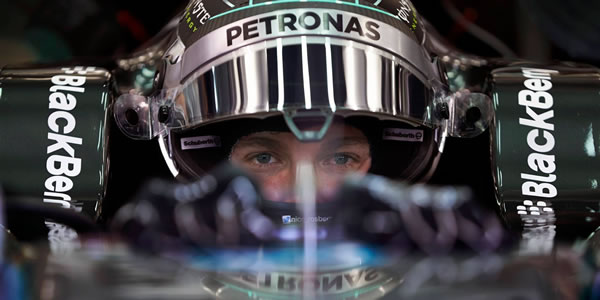 Nico Rosberg ha marcado el mejor tiempo y con ventaja de los demás pilotos