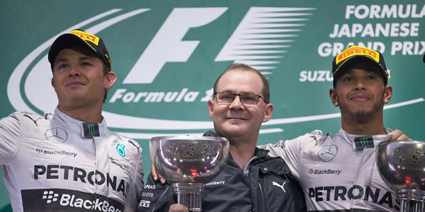 Hamilton gana en Suzuka y Rosberg fue segundo