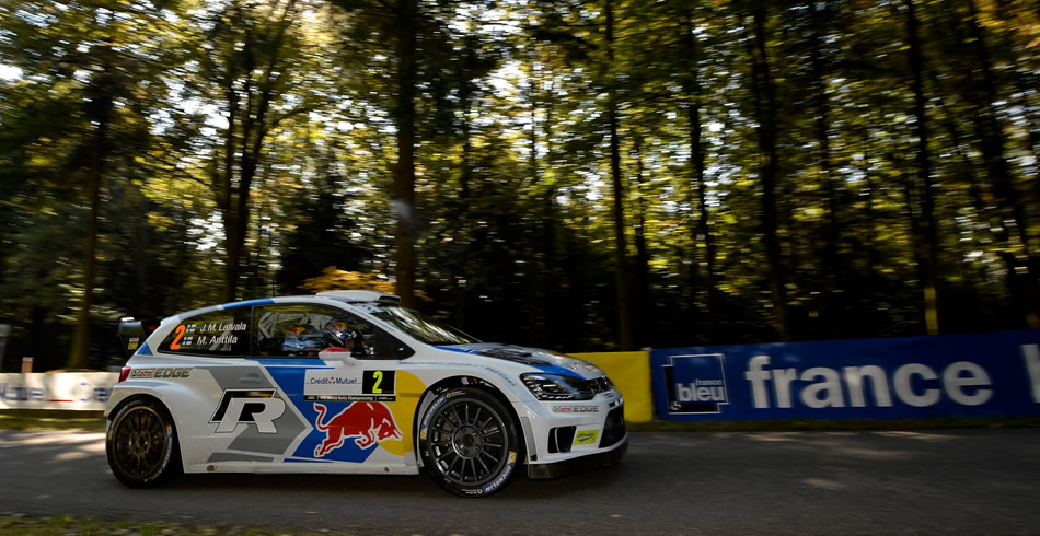 Jari-Matti Latvala gana el Rally de Francia  2014