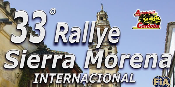 Inscritos para el Rallye Sierra Morena 2015