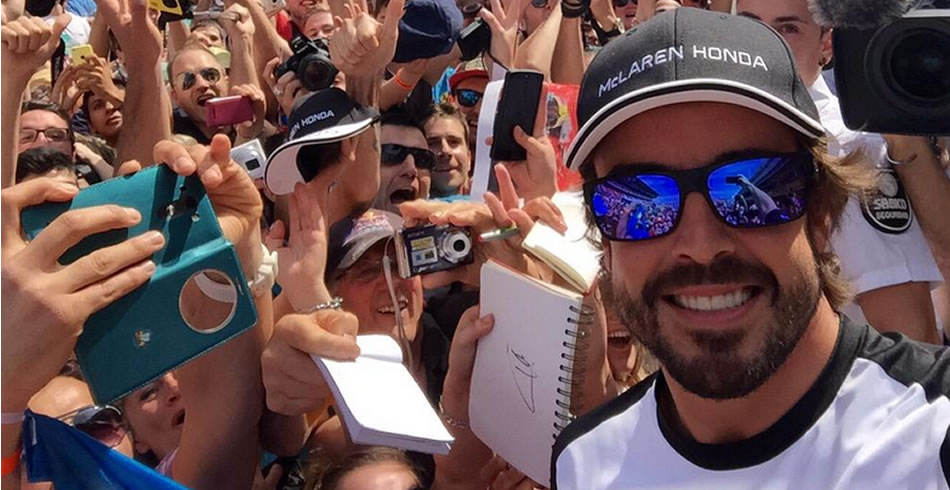 Fernando Alonso y la afición