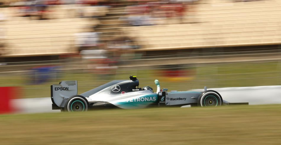 Nico Rosberg, el vencedor en Barcelona