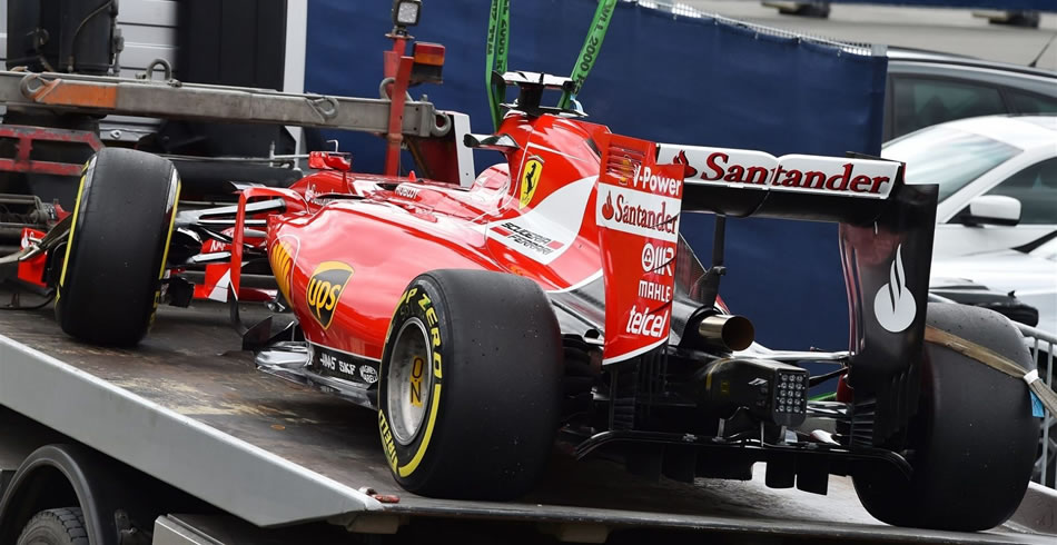 El Ferrari de Vettel