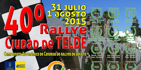 Cartel oficial del Rallye Ciudad de Telde