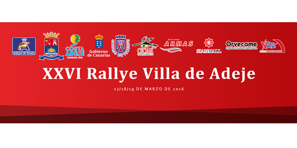 Agenda de Presentaciones Rallye Villa de Adeje