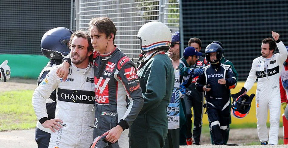 Tremendo accidente de Fernando Alonso