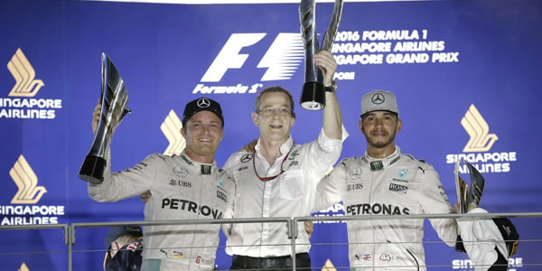 GP de Singapur: Rosberg vuelve a ser líder del Mundial