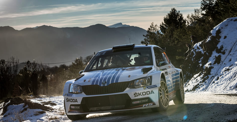 Exito de Skoda en el WRC 2 de Montecarlo