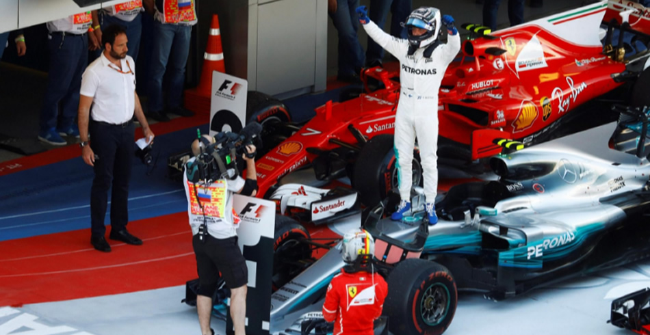 Valtteri Bottas gana su primer GP en Rusia