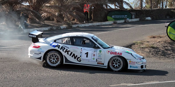 Yeray Lemes vencedor en el Rallye Orvecame Isla de Lanzarote. Foto: Sergio Betancort