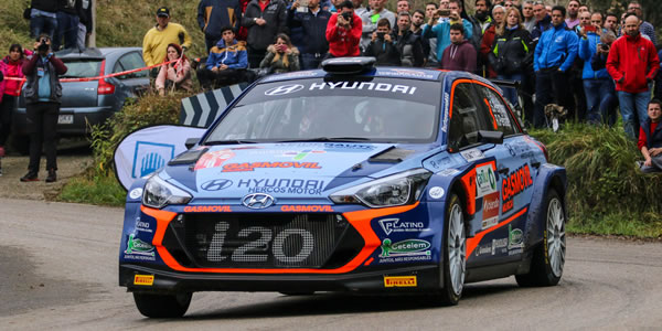 Surhayén Pernía a por el podio en el Rally de La Nucía
