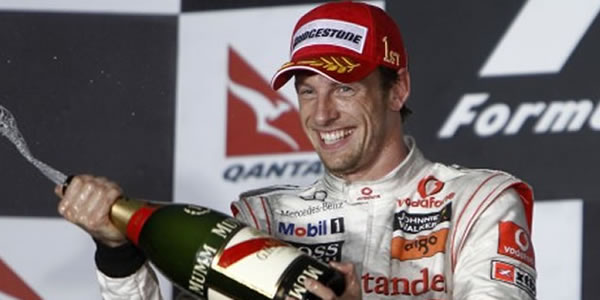 Jenson Button, vencedor del GP de China 2010