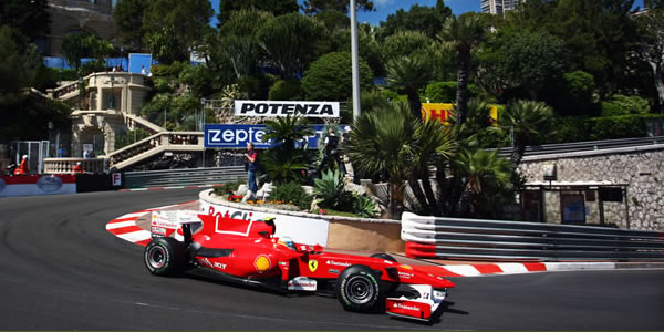 Fernando Alonso logró un sexto puesto en el GP de Mónaco 2010