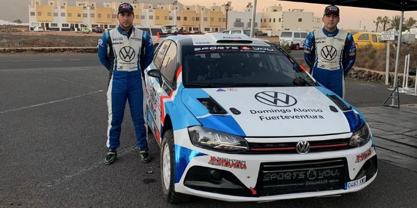 Kevin Guerra y Álvaro Fernández, victoria en el Rallye de La Oliva