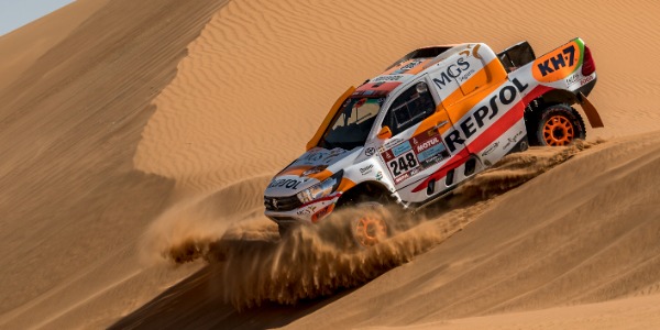 Isidre Esteve salva con nota la especial más dura del Dakar 2022