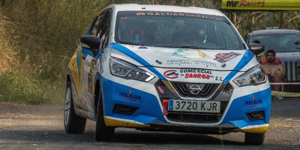 Mala fortuna de Armiche Mendoza e Ibán Santana en el Rally de Ourense