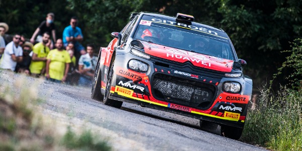 Alejandro Cachón se estrena en casa con el Citroën Rally Team