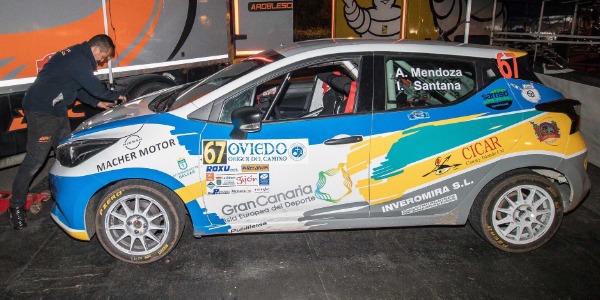 Armiche Mendoza, en Asturias para disputar el Rallye Villa de Llanes 2022