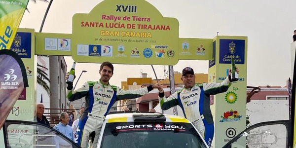 Sosa y González, segundos en el Rallye de Tierra Santa Lucía de Tirajana