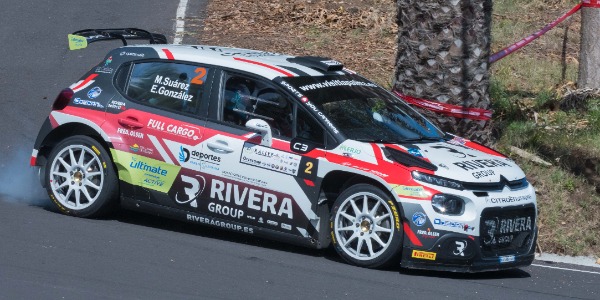 Miguel Suárez, subcampeón de Canarias de rallyes