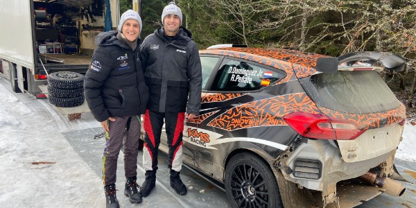 Domínguez y Peñate ya preparan su primera cita del WRC
