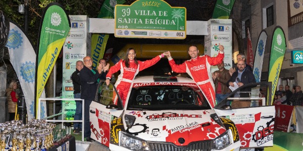 Armide Martín y Judith Cabello ganan el 39 Rallye Villa de Santa Brígida