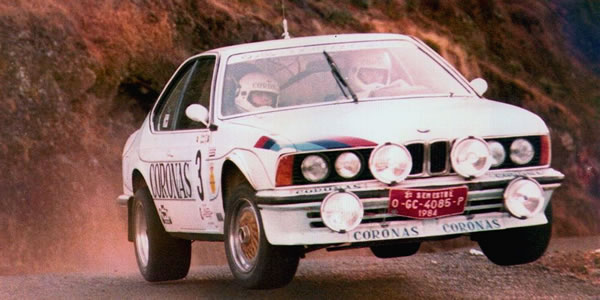 Copi Capdevila en 1984 con el BMW 635