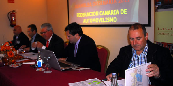 Asamblea Anual de la Federación Canaria de Automovilismo 2011
