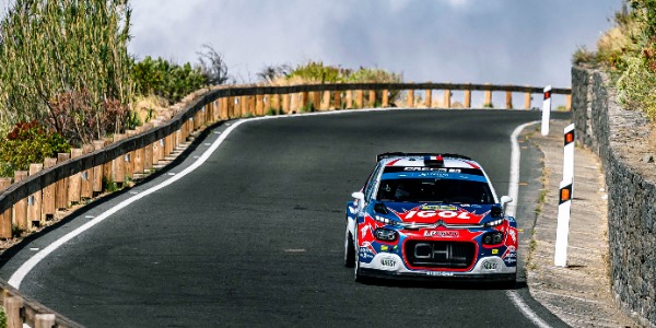 El piloto francés, Yoann Bonato, lidera el 47 Rally Islas Canarias