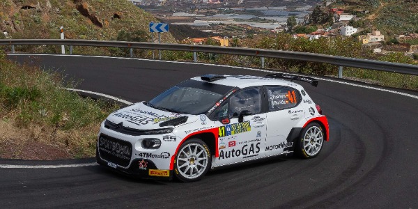Sergio Fuentes y Ariday Bonilla, líderes del Campeonato de Las Palmas de Rallyes