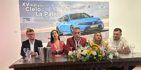 El Rallysprint Cielo de la Palma se presentó en la Casa de la Cultura