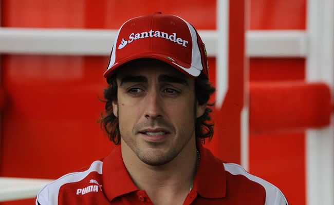 Fernando Alonso en el GP de Australia 2011