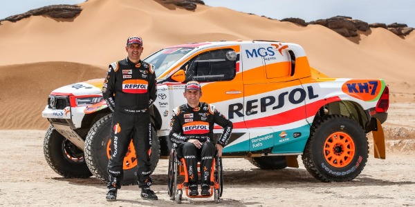 Isidre Esteve comienza su preparación para el Dakar 2024 con la Baja Aragón