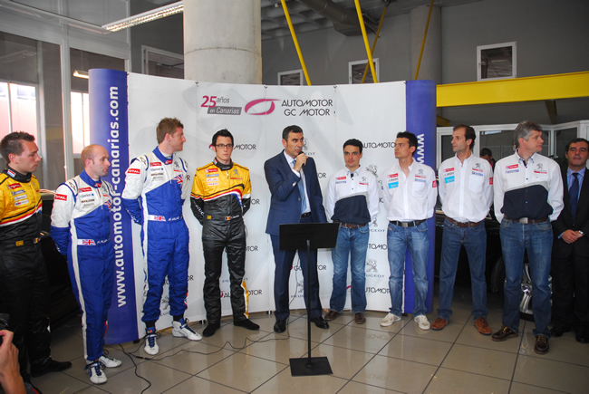 Presentación de los pilotos Peugeot