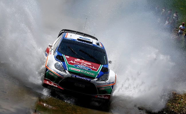 Mikko Hirvonen en el Shakedown del Rally de Italia - Cerdeña