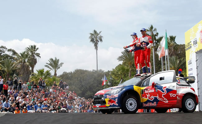 Sebastien Loeb y Daniel Elena, ganadores del rally