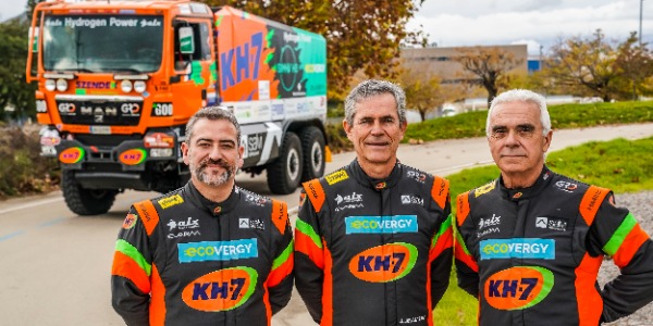 En el Dakar 2024 participará el pionero camión de hidrógeno del KH-7 ECOVERGY Team