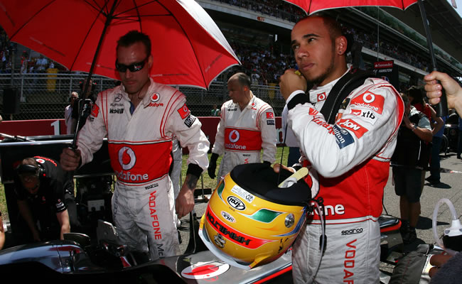 Lewis Hamilton en el pasado GP de España