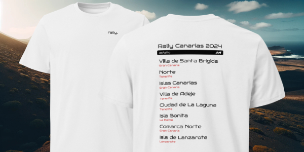 Llega la Camiseta Rally Canarias 2024, ¡consíguela!